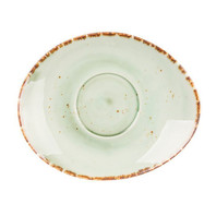 Блюдце Organica Green 18,5*15 см к бульонной чашке арт.81223075 (81223076)
