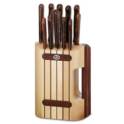 Набор ножей Victorinox на деревянной подставке, 11 шт (70001063): фото