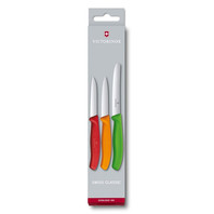 Набор ножей Victorinox с цветными ручками, 3 шт (70001206)