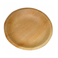 Тарелка круглая из пальмовых листьев 12,5*2 см, 25 шт (81211546)