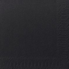 Салфетки двухслойные Duni, черные, 24*24 см, 300 шт (81003701): фото