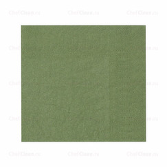 Салфетки двухслойные, зеленые, 24*24 см, 250 шт (81400063): фото