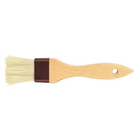 Кисть с натуральной щетиной с деревянной ручкой 21 см, ширина 4 см (81200210)