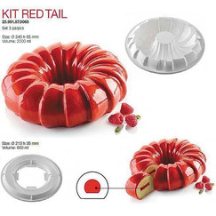 Форма кондитерская Silikomart KIT RED TAIL, силикон, 24*6,5 см (81230231): фото