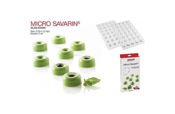 Форма кондитерская Silikomart MICRO SAVARIN 5, силикон, ячейки 26*12 мм (3160356): фото