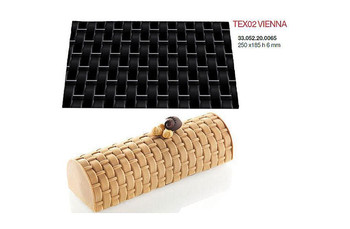 Коврик кондитерский для создания тексуры Silikomart TEX02 VIENNA, силикон, 25*18,5 см (3150421): фото