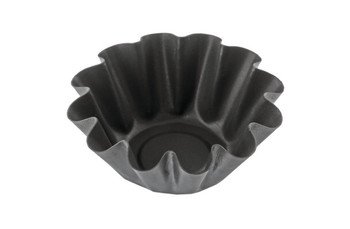 Форма гофрированная для кексов, 75 мл, 4,5*7,8*3,8 см, сталь с антипригарным покрытием (92100159): фото