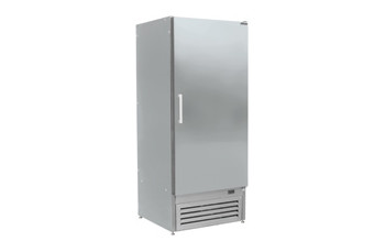 Холодильный шкаф с металлической  дверью 0,75: фото