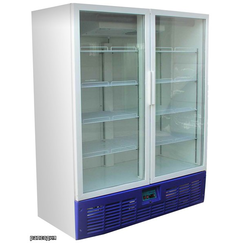 Холодильный шкаф со стеклянными дверьми R1400: фото