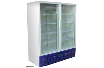 Холодильный шкаф со стеклянными дверьми R1520: фото