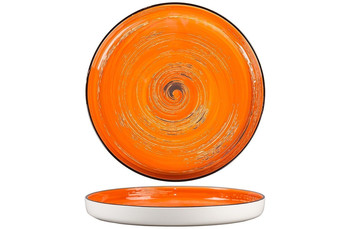 Тарелка с бортом Texture Orange Circular 28 см, h 3,1 см (70001277): фото