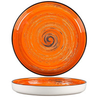 Тарелка с бортом Texture Orange Circular 23 см, h 3 см (70001276)