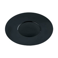 Тарелка 25,5 см (12,5 см) черная (81200049)