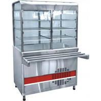 Прилавок-витрина для холодильных закусок закрытый ПВВ(Н)-70КМ-С-НШ