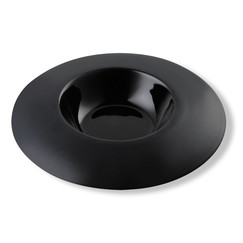 Салатник / тарелка для пасты 130 мл, 18,5 см (9 см) черная (81200055): фото