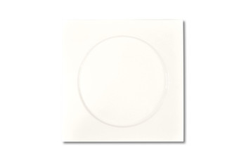 Тарелка квадратная Kunst Werk Black Label 18,5*18,5 см с круглым центром (*99004124): фото