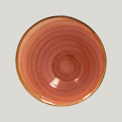 Ассиметричная тарелка RAK Porcelain Twirl Coral 650 мл, 22*9 см (81220509): фото