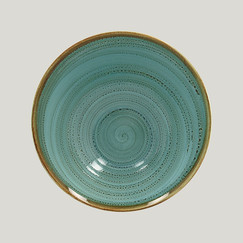 Ассиметричная тарелка RAK Porcelain Twirl Lagoon 1,6 л, 29*14 см (81220505): фото