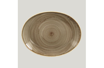 Овальная тарелка RAK Twirl Alga 36*27 см (81220458): фото