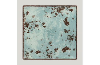 Тарелка RAK Peppery квадратная 30*30 см, голубой цвет (81220622): фото