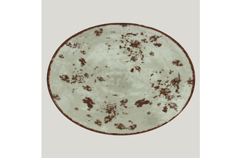 Тарелка RAK Peppery овальная плоская 36*27 см, серый цвет (81220630): фото