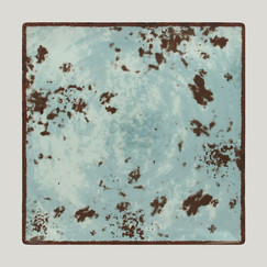 Тарелка RAK Peppery квадратная плоская 27*27 см, голубой цвет (81220226): фото