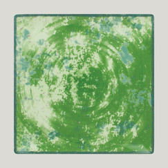 Тарелка RAK Peppery квадратная 27*27 см, зеленый цвет (81220620): фото