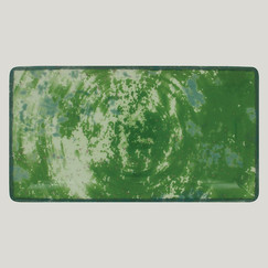 Тарелка RAK Peppery прямоугольная плоская 33*18 см, зеленый цвет (81220350): фото