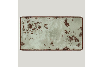 Тарелка RAK Peppery прямоугольная плоская 33,5*18 см, серый цвет (81220223): фото