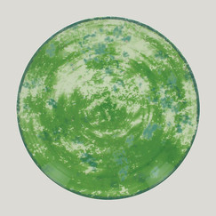 Тарелка RAK Peppery круглая плоская 24 см, зеленый цвет (81220392): фото