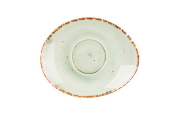 Блюдце Organica Green 18,5*15 см к бульонной чашке арт.81223075 (81223076): фото