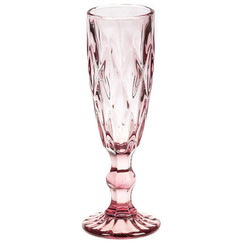Бокал флюте для шампанского 150 мл, фиолетовый,(цена за 6 шт.в наборе) стекло, P.L. - BarWare (73024159): фото