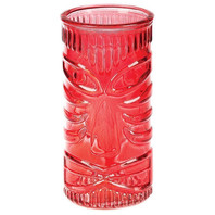 Стакан для коктейлей Тики красный 400 мл, стекло, P.L. - BarWare (73024171)