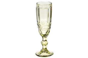 Бокал флюте для шампанского 150 мл, зеленый (цена за 6 шт.в наборе) P.L. - BarWare (71047247): фото