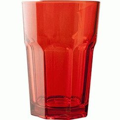 Стакан Хайбол Pasabahce Enjoy 350 мл, 8,3*12,2 см, красный, стекло (81200788): фото
