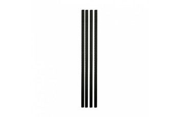 Трубочки бумажные коктейльные 0,6*14 см, чёрные, 250 шт (81211320): фото