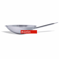 Сковорода Pujadas Вок с плоским дном, 36 см (18/10) (85100154): фото