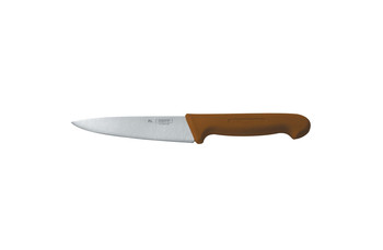 Нож P.L. Proff Cuisine PRO-Line поварской, коричневая ручка, 16 см (99005024): фото