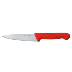 Нож P.L. Proff Cuisine PRO-Line поварской, красная ручка, 16 см (99005019): фото