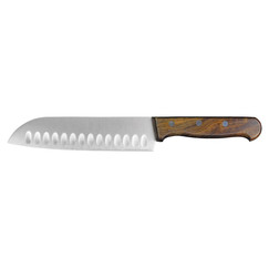 Нож-шеф P.L. Proff Cuisine Сантоку 17,5 см, деревянная ручка (99005041): фото