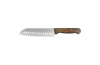 Нож-шеф P.L. Proff Cuisine Сантоку 17,5 см, деревянная ручка (99005041): фото