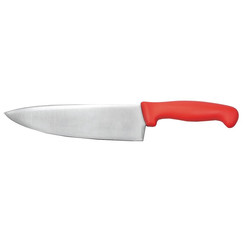 Шеф-нож P.L. Proff Cuisine PRO-Line 20 см, красная ручка (81240060): фото