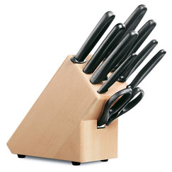 Набор ножей Victorinox на деревянной подставке, 9 шт (70001241): фото
