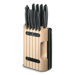 Набор ножей Victorinox на деревянной подставке, 11 шт (70001237): фото