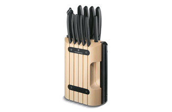 Набор ножей Victorinox на деревянной подставке, 11 шт (70001237): фото