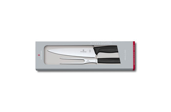 Набор Victorinox: универсальный нож 19 см + вилка для мяса 15 см (70001207): фото