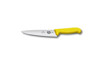 Универсальный нож Victorinox Fibrox с желтой рукоятью 25 см (70001153): фото