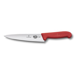 Универсальный нож Victorinox Fibrox с красной рукоятью 25 см (70001149): фото