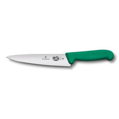 Универсальный нож Victorinox Fibrox с зеленой рукоятью 19 см (70001146): фото