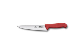 Универсальный нож Victorinox Fibrox с красной рукоятью 19 см (70001144): фото